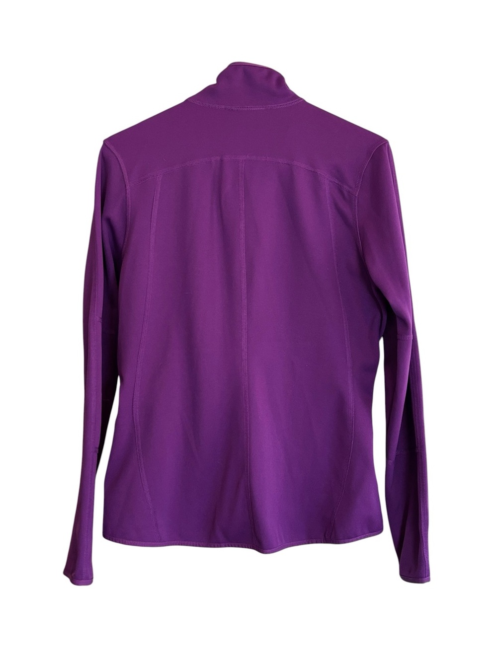 The North Face Purple Full Zip Performance Jacket Size Medium Fleece Lined - Picture 3 of 10